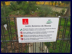 Murcia City Centre South part - Jardin Botánico (Botanical Garden), also called Jardin de Malecón. Created in 1845.